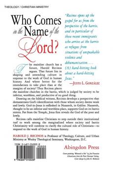 Who Comes in the Name of the Lord?: Jesus at the Margins