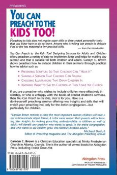 You Can Preach to the Kids Too!: Designing Sermons for Adults and Children