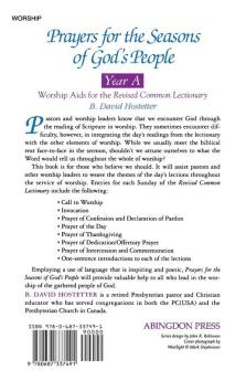 Year A: Worship aids for the Revised Common Lectionary (Prayers for the Seasons of God's People: Worship Aids for the Revised Common Lectionary)