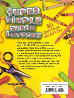 Super Simple Bible Lessons (Ages 3-5)