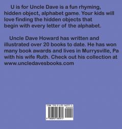 U is for Uncle Dave