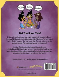 Callaloo: Did You Know? (Coloring and Activity Book): 1