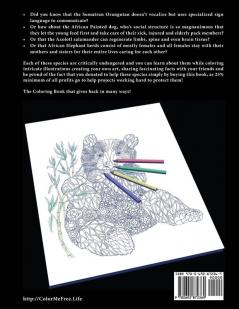 Endangered Animals Coloring Book