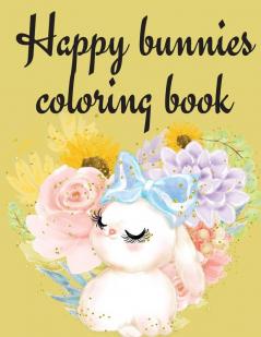 Happy Bunnies Coloring Book