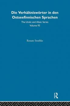 Die Verhaltnisworter in Den Ostseefinnischen Sprachen