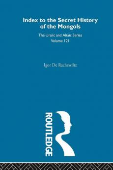 Index to the Secret History of the Mongols