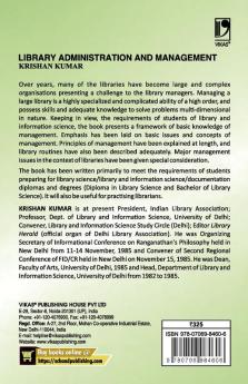 Library Administration And Management