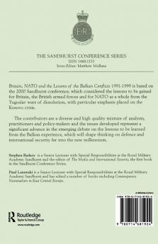 Britain NATO and the Lessons of the Balkan Conflicts 1991 -1999