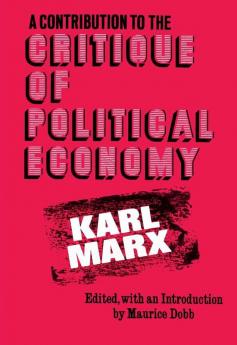 Contribution to the Critique of Political Economy