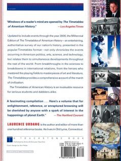 The Timetables of American History: History and Politics the Arts Science and Technology and More in America and Elsewhere