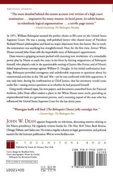 The Rehnquist Choice: The Untold Story of the Nixon Appointment That Redefined the Supreme Court
