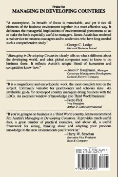 Managing In Developing Countries: Strategic Analysis and Operating Techniques