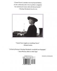 A Dash of Daring: Carmel Snow and Her Life In Fashion Art and Letters