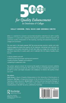 500 Tips for Quality Enhancement in Universities and Colleges