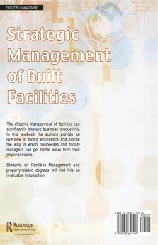 Strategic Management of Built Facilities