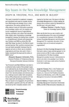 Key Issues in the New Knowledge Management