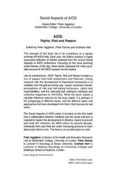 AIDS: Rights Risk and Reason