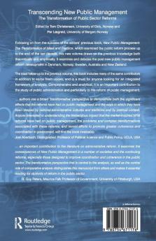 Transcending New Public Management