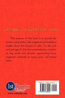 Opening the Gospel of John