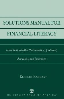Solutions Manual for Financial Literacy