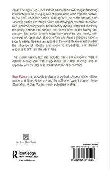 Japan's Foreign Policy Since 1945