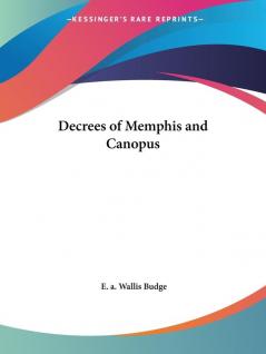 Decrees of Memphis