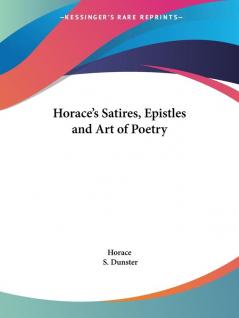 Horace's Satires Epistles and Art of Poetry (1729)