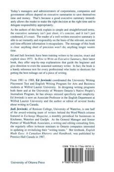 How to Write an Executive Summary
