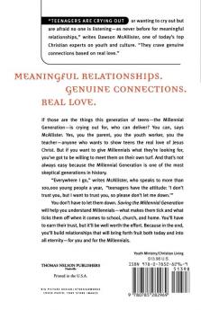 Saving the Millennial Generation