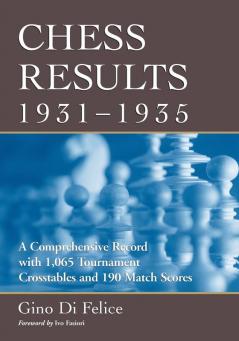 Chess Results 1931-1935