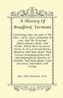A History of Bradford Vermont