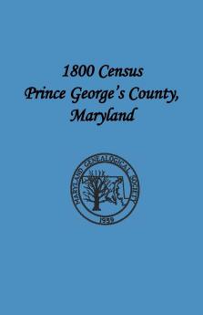 1800 Census Prince George's County Maryland