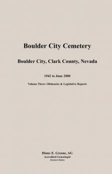 Boulder City Cemetery Volume 3