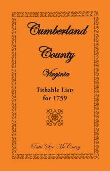 Cumberland County Virginia Tithable Lists for 1759
