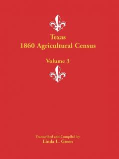 Texas 1860 Agricultural Census
