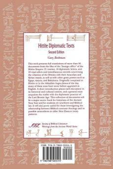Hittite Diplomatic Texts Second Edition