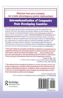 Internationalization of Companies from Developing Countries