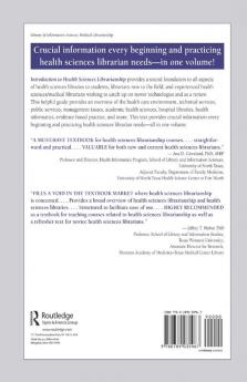 Introduction to Health Sciences Librarianship