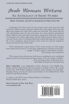 Arab Women Writers: An Anthology of Short Stories (SUNY series Women Writers in Translation)