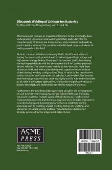 Ultrasonic Welding of Lithium-Ion Batteries