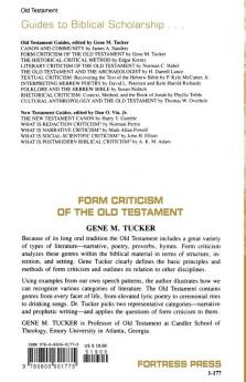 Form Criticism of Old Testamen
