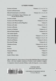 Luther's Works Vol. 33