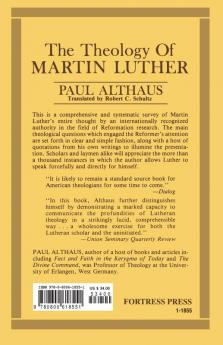 The Theology of Martin Luther