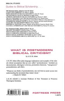 What Is Postmodern Biblical Criticism?