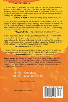 Living to Tell about It: A Rhetoric and Ethics of Character Narration