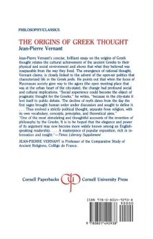 The Origins of Greek Thought
