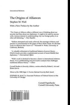 The Origins of Alliances (Cornell Studies in Security Affairs)