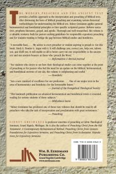 The Modern Preacher and the Ancient Text