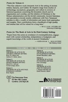 The Book of Acts in Its Palestinian Setting
