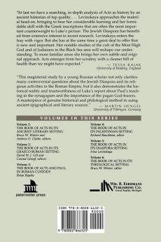 The Book of Acts in Its Diaspora Setting